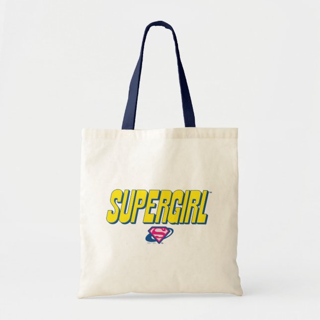 Supergirl Pop Logo Tygkasse (Framsidan)