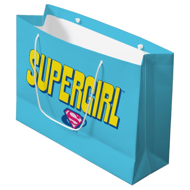 Supergirl Pop-logotyp (Framsidan Vinklad)