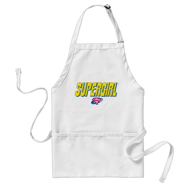 Supergirl Pop Logotyp Förkläde (Framsidan)