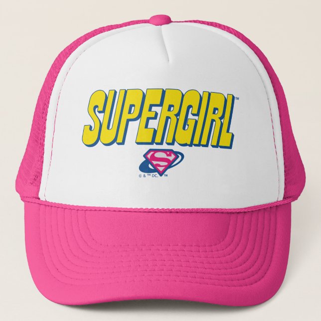 Supergirl Pop-logotyp Keps (Framsida)