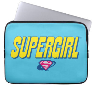 Supergirl Pop-logotyp Laptop Fodral