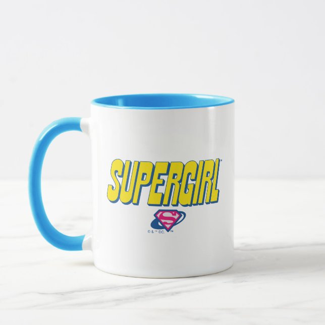 Supergirl Pop-logotyp Mugg (Vänster)