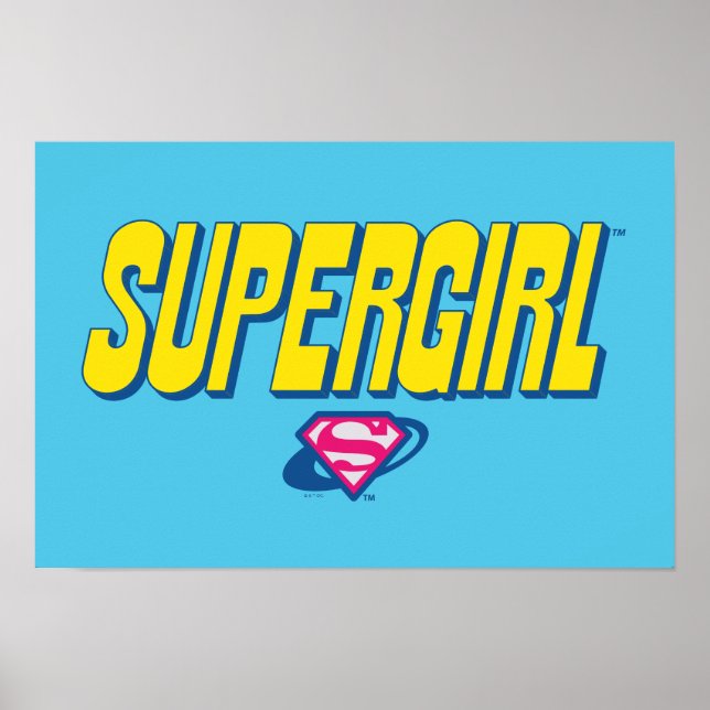 Supergirl Pop Logotyp Poster (Framsidan)