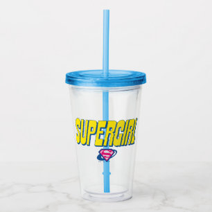 Supergirl Pop-logotyp Take Away Mugg