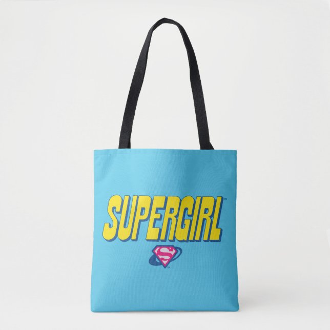 Supergirl Pop-logotyp Tygkasse (Framsida)