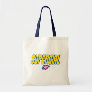 Supergirl Pop Logotyp Tygkasse
