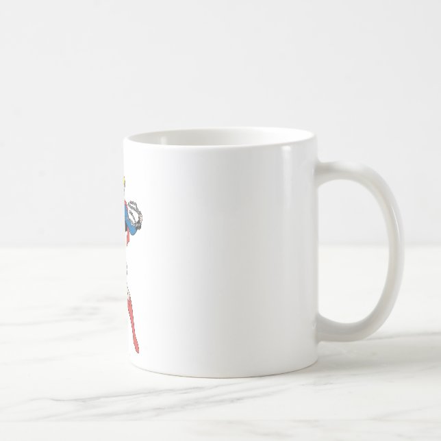 Supergirl Pose 10 Kaffemugg (Höger)