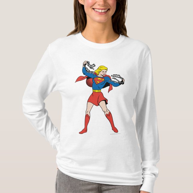 Supergirl Pose 10 Tee Shirt (Framsida)