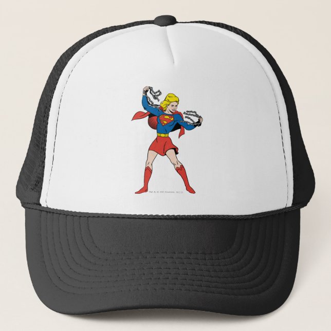 Supergirl Pose 10 Truckerkeps (Framsida)