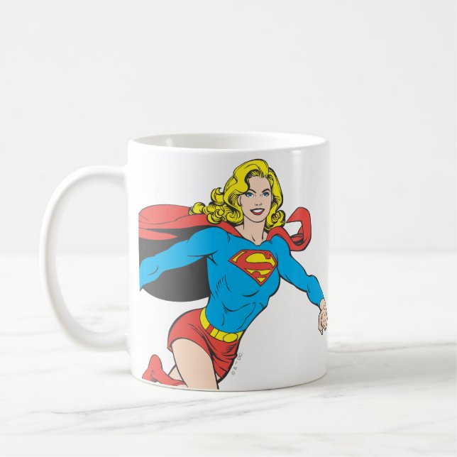 Supergirl Pose 1 Kaffemugg (Vänster)