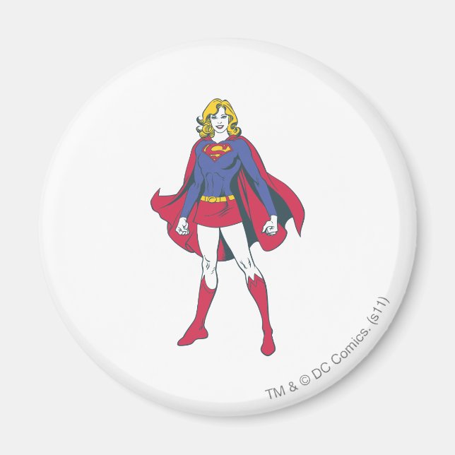 Supergirl Pose 2 Magnet (Framsidan)