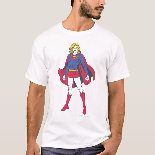 Supergirl Pose 2 T-shirt (Framsida)