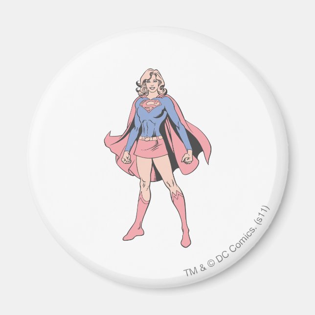Supergirl Pose 3 Magnet (Framsidan)