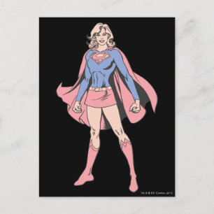 Supergirl Pose 3 Vykort