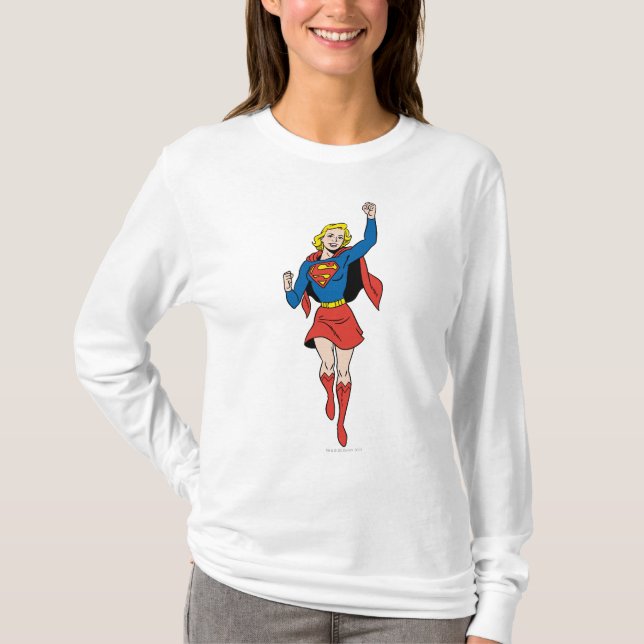 Supergirl Pose 4 T-shirt (Framsida)