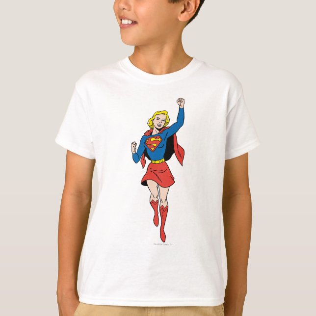Supergirl Pose 4 Tee Shirt (Framsida)