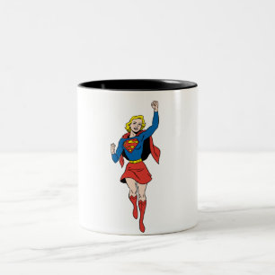 Supergirl Pose 4 Två-Tonad Mugg