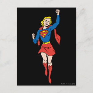 Supergirl Pose 4 Vykort