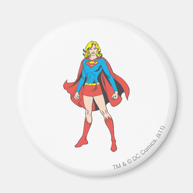 Supergirl Pose 5 Magnet (Framsidan)