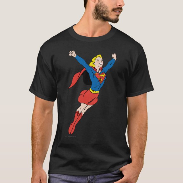 Supergirl Pose 6 T Shirt (Framsida)