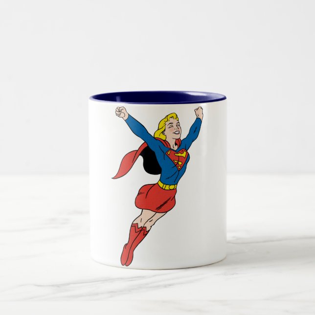 Supergirl Pose 6 Två-Tonad Mugg (Center)