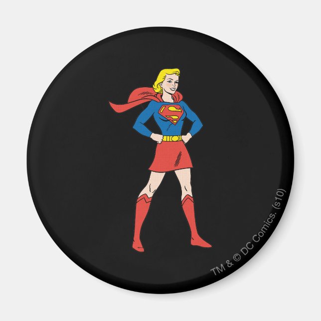 Supergirl Pose 7 Magnet (Framsidan)