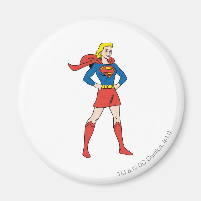 Supergirl Pose 7 Magnet (Framsidan)