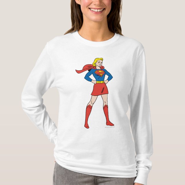 Supergirl Pose 7 T-shirt (Framsida)