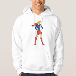Supergirl Pose 7 Tröja Med Luva