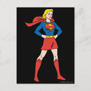 Supergirl Pose 7 Vykort