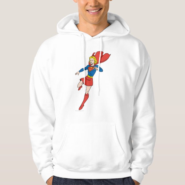Supergirl Pose 8 Hoodie (Framsida)