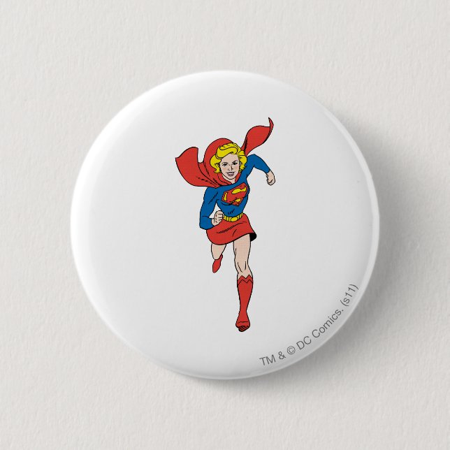 Supergirl Pose 8 Knapp (Framsida)