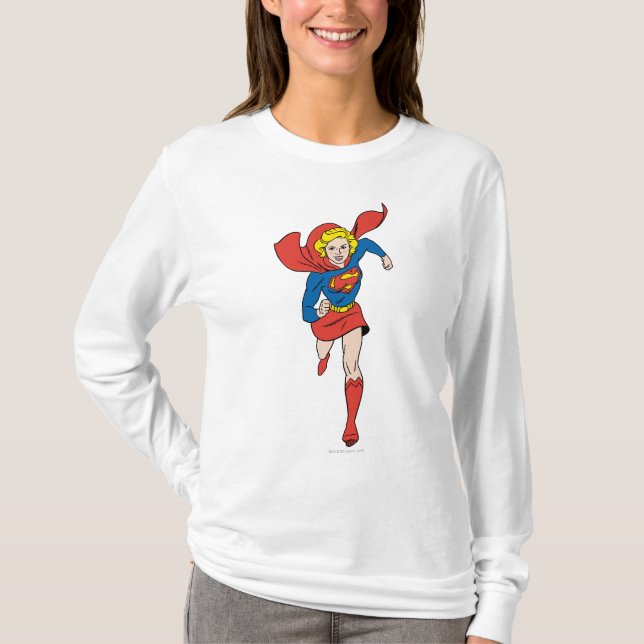 Supergirl Pose 8 T-shirt (Framsida)