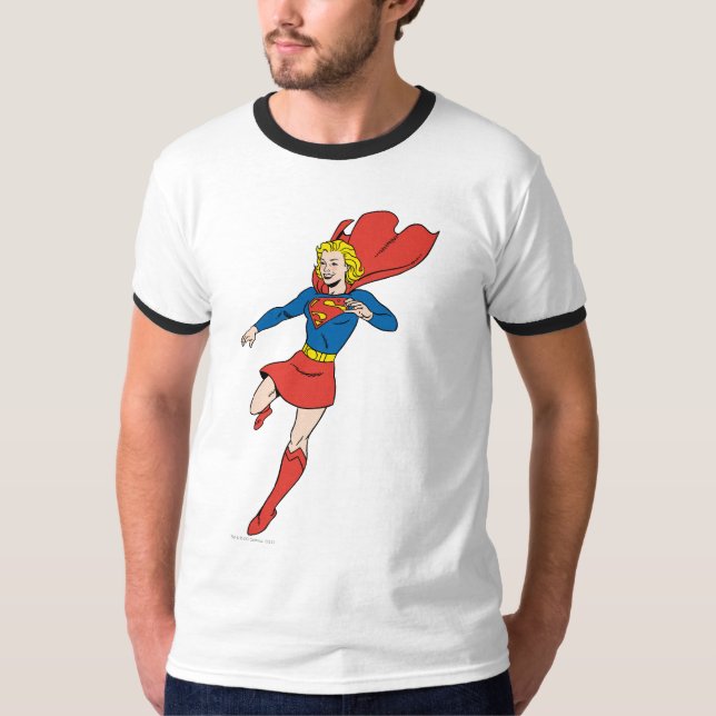 Supergirl Pose 8 T-shirt (Framsida)