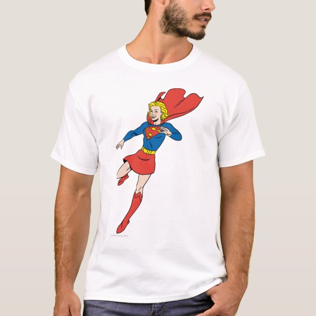 Supergirl Pose 8 Tee Shirt (Framsida)