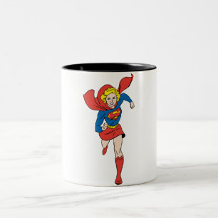 Supergirl Pose 8 Två-Tonad Mugg