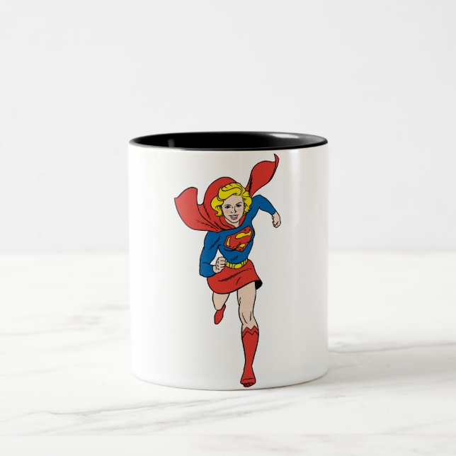 Supergirl Pose 8 Två-Tonad Mugg (Center)