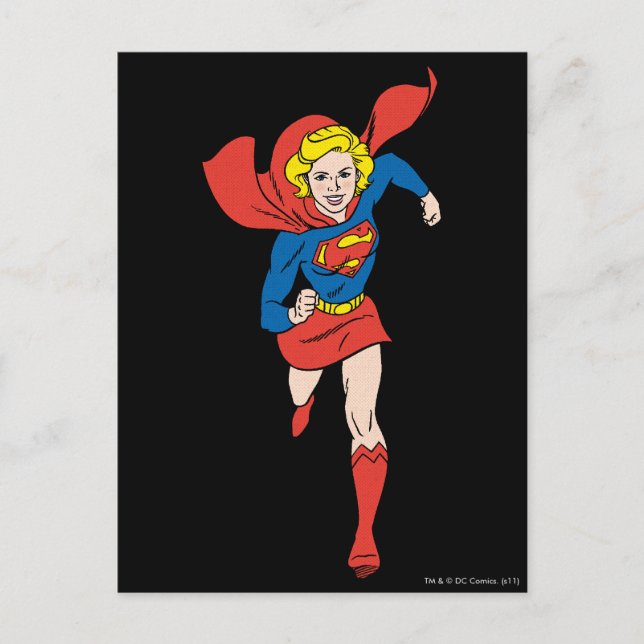 Supergirl Pose 8 Vykort (Framsida)