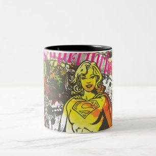 Supergirl Pose the Lux Två-Tonad Mugg