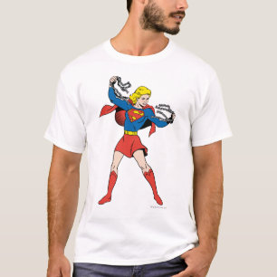 Supergirl poserar 10 t shirt