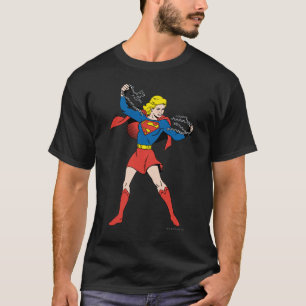Supergirl poserar 10 t shirt