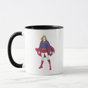 Supergirl poserar 2 mugg