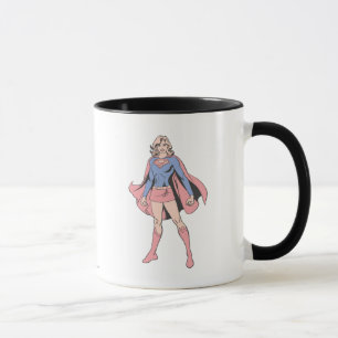 Supergirl poserar 3 mugg