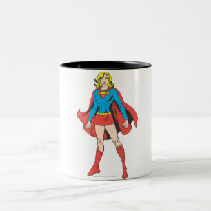 Supergirl poserar 5 Två-Tonad mugg