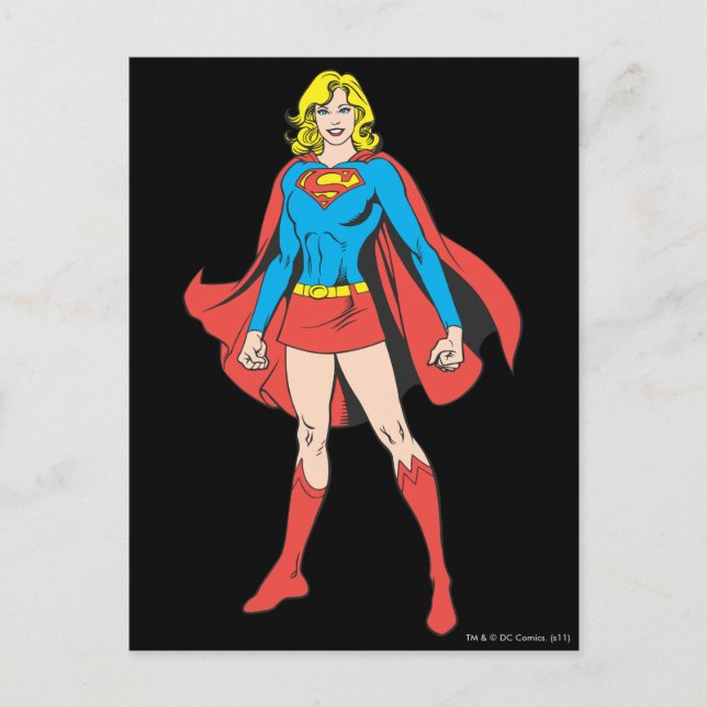 Supergirl Poses Vykort (Framsida)