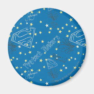 Supergirl Protection Nature Mönster Magnet