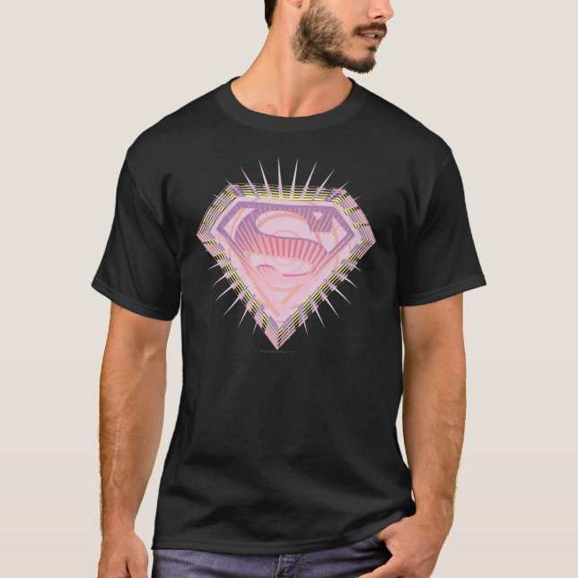 Supergirl Rad Logotyp T-shirt (Framsida)