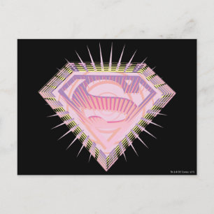 Supergirl Rad Logotyp Vykort