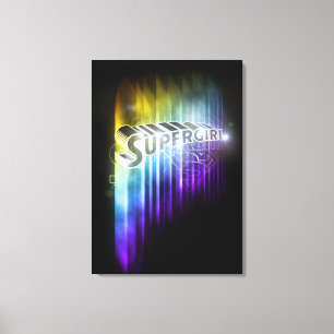 Supergirl Rainbow Canvastryck