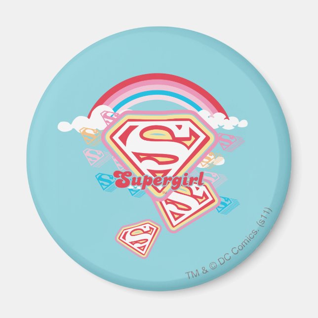 Supergirl Rainbow Magnet (Framsidan)